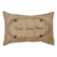 Pip Berry Heart Dog Bed