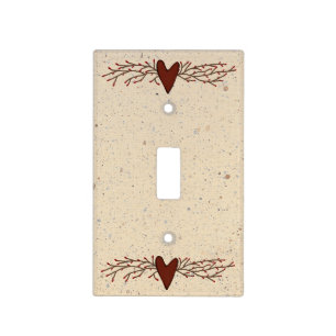 Pip Berry Heart Light Switch Cover