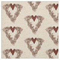 Pip Berry Heart Wreath Fabric