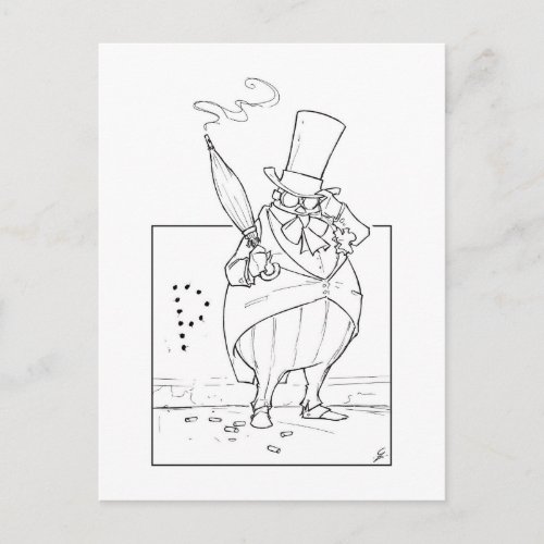Pip Penguin Postcard
