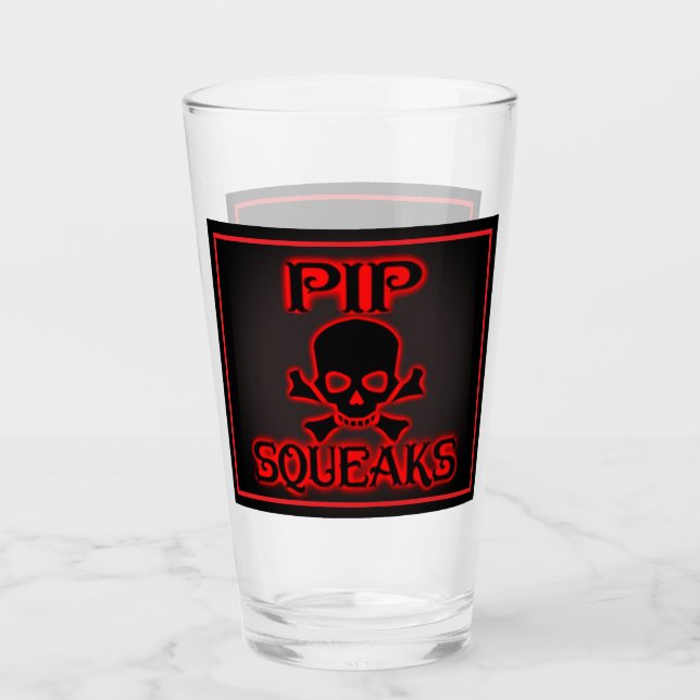 Pip Squeak 'Black Label' Glass (Front)