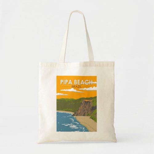 Pipa Beach Brazil Travel Art Vintage Tote Bag