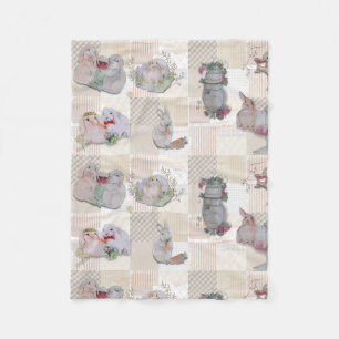 Pipa & Marlow Theme Baby Fleece Blanket