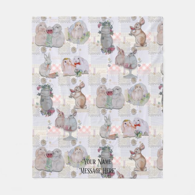 Pipa & Marlow Theme  Fleece Blanket (Front)