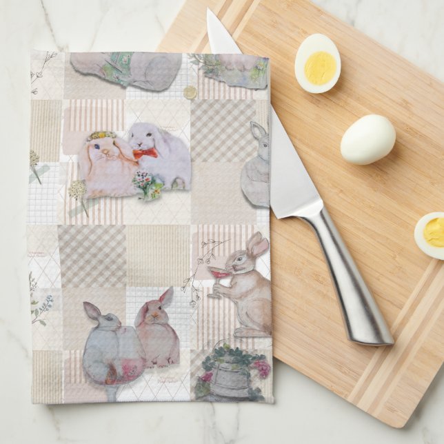 Pipa & Marlow Theme  Kitchen Towel (Quarter Fold)