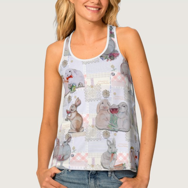 Pipa & Marlow Theme Women's Tank Top (Front)