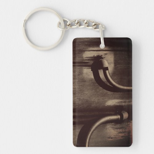 Pipe and Shadow Keychain