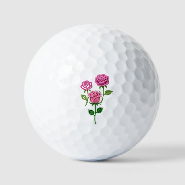 Pipe Cleaner Flower Golf Balls (Front)