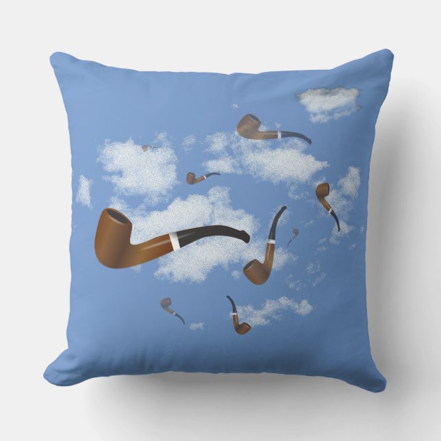 Pipe Dreams Throw Pillow (Front)