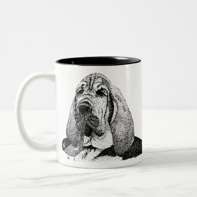Pipe Hound Two-Tone Coffee Mug (Left)