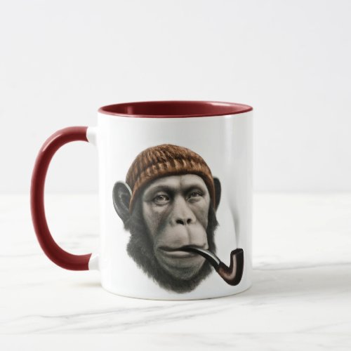 Pipe Monkey Mug