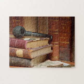 Pipe On Books Puzzle
