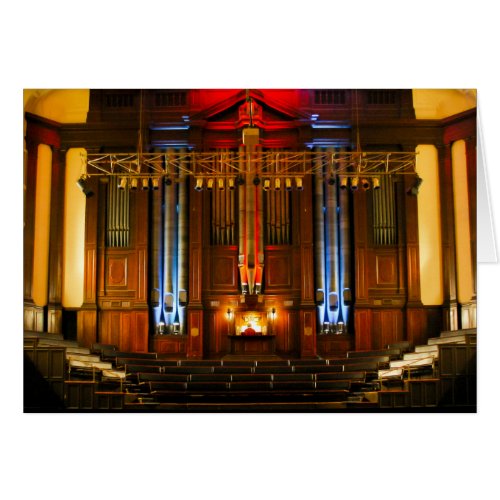 Pipe organ and organist
