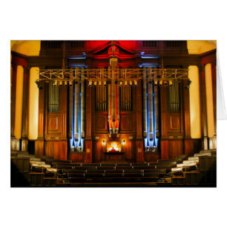 Pipe organ and organist cards