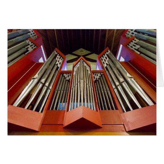 Pipe organ, Christchurch Card