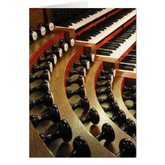 Pipe organ console, Wiesbaden Cards