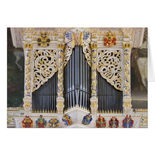 Pipe organ in Marktkirche, Halle Cards (Front Horizontal)
