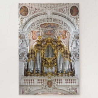 Pipe organ in Passau Cathedral, Germany Jigsaw Puzzle