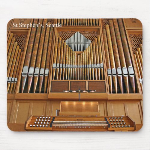 Pipe organ mousepad _ St Stephens Seattle