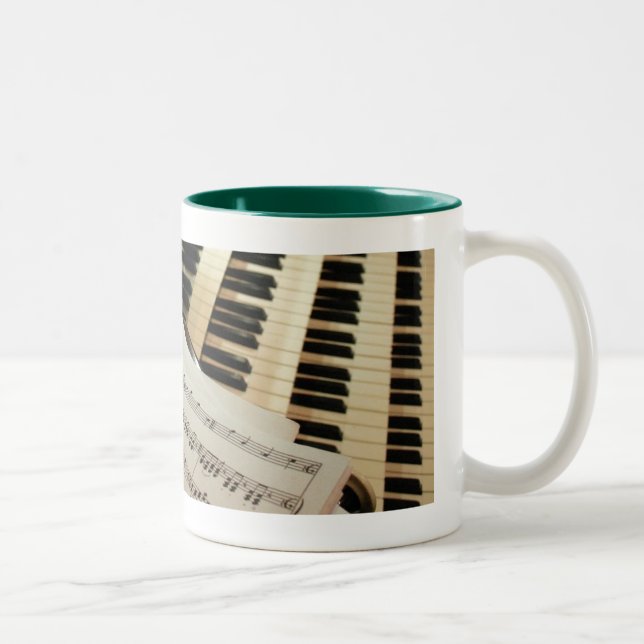 Pipe organ music mug (Right)