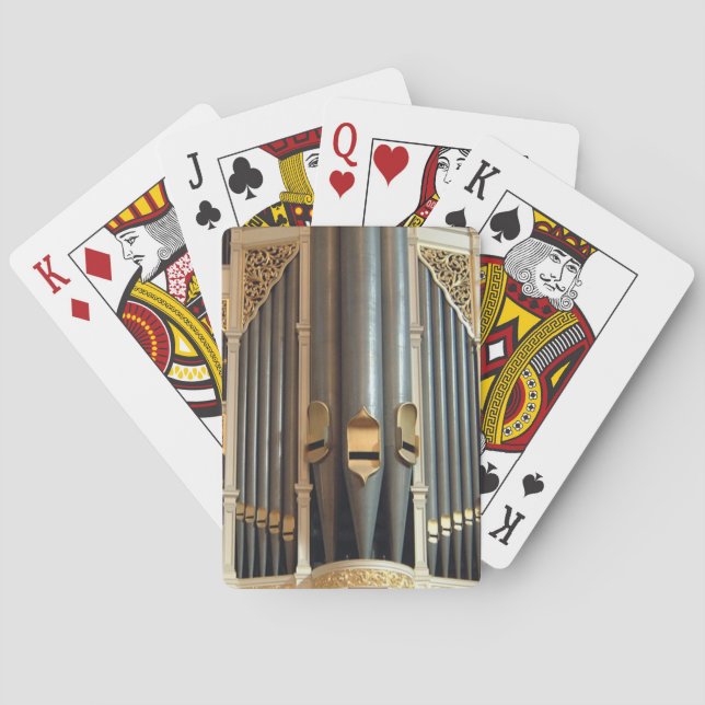 Pipe organ playing cards - Sydney Town Hall (Back)