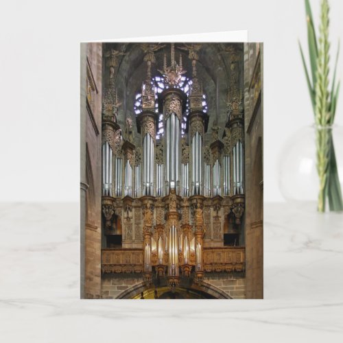 Pipe organ Rodez Card