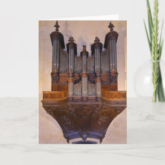 Pipe organ, Sarlat Card