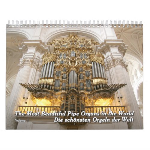 Pipe Organ Wall Calendar â A Music Calendar 