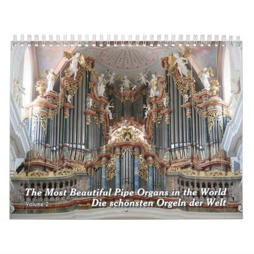 Pipe Organs of the World  A Music Calendar