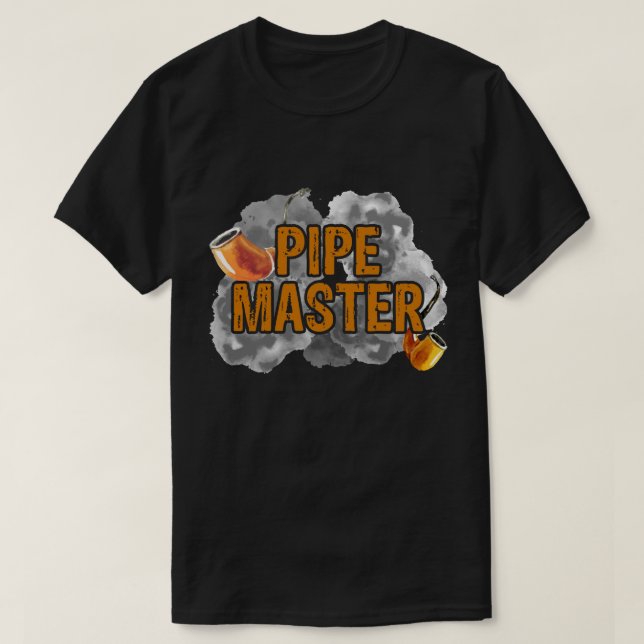 Pipe Smoking T-Shirt (Design Front)