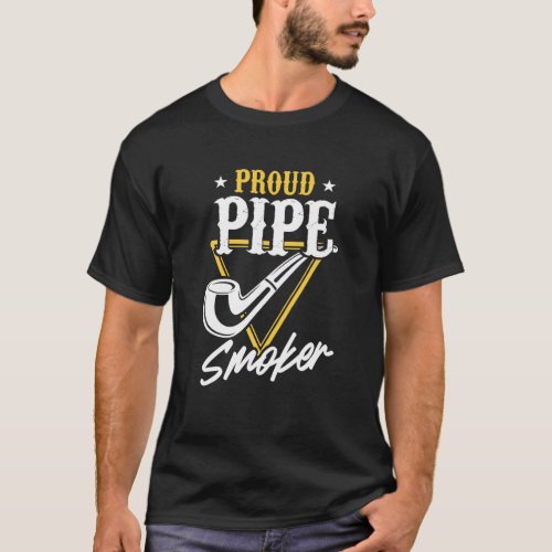 Pipe Smoking Weed Cigar Smoke Tobacco Smoker T_Shirt