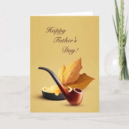 Pipe Tobacco Fathers Day Photo Greeting Card