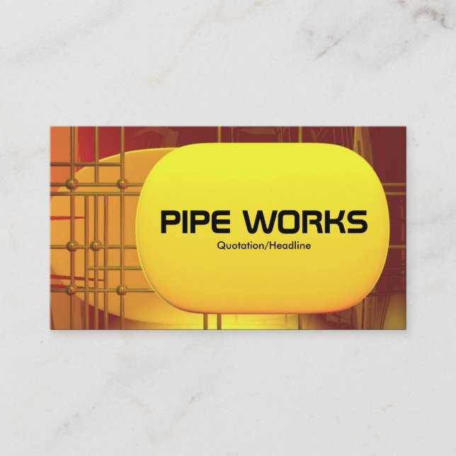 Pipe Works 02 Business Card (Front)