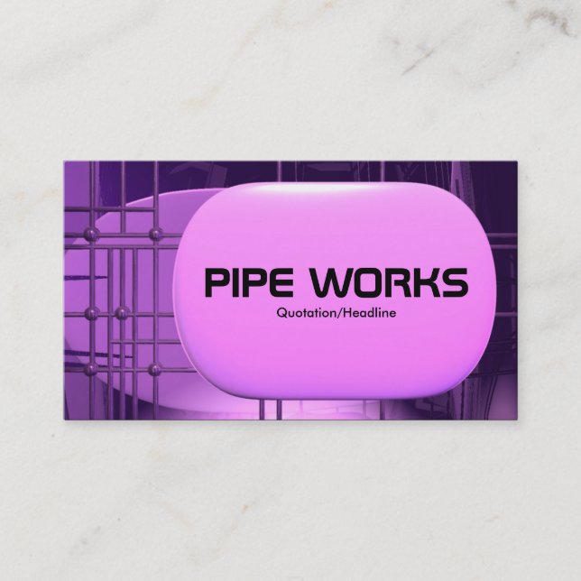 Pipe Works 03 Business Card (Front)