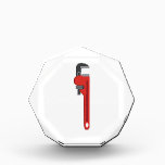 Pipe Wrench Acrylic Award<br><div class="desc">Pipe Wrench - Print Art</div>