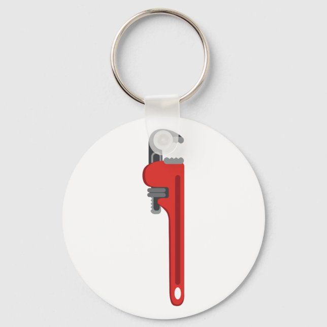 Pipe Wrench Keychain (Front)