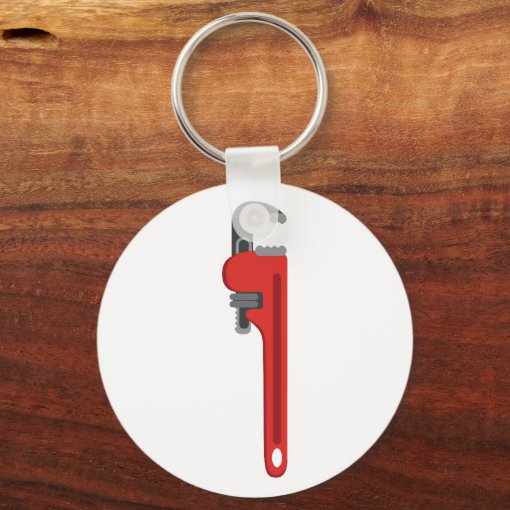 Pipe Wrench Keychain | Zazzle