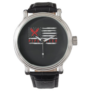 Pipefitter Gifts Funny Plumber Watch