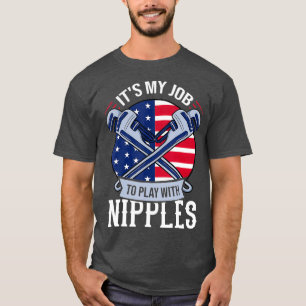 Pipefitter Steamfitter Gift Plumber USA T-Shirt