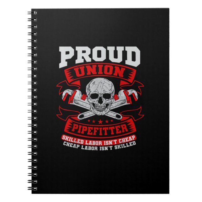 Pipefitter Steamfitter Plumber - Skilled Labor Isn Notebook (Front)