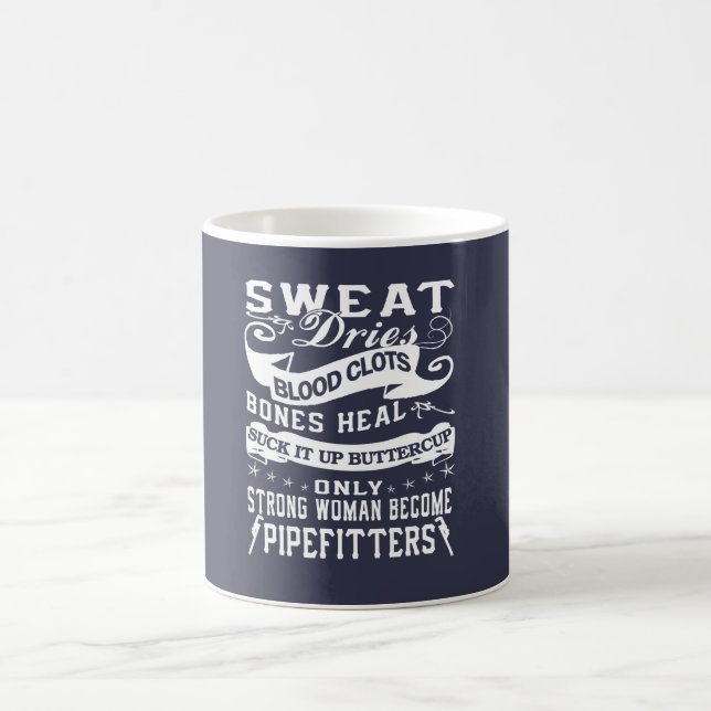 Pipefitter Woman Coffee Mug (Center)