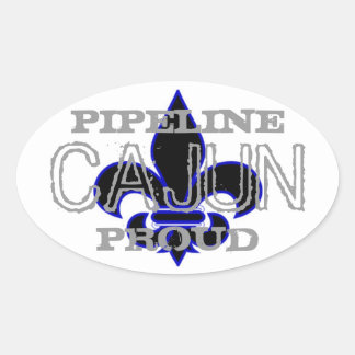 Pipeline Cajun Oval Sticker