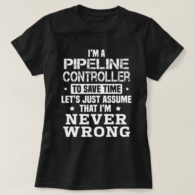 Pipeline Controller T-Shirt (Design Front)
