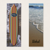 Pipeline Surfboard Bookmark (Front & Back)