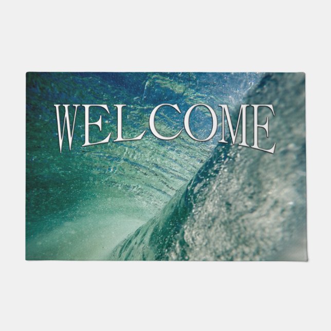 Pipeline Wave Welcome Mat (Front)