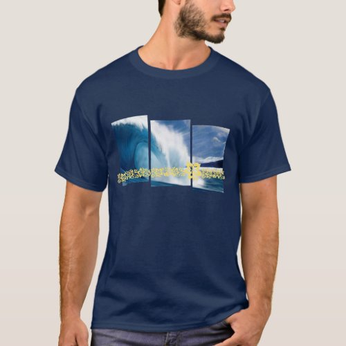 Pipeline Waves Surfing Graphic T_Shirt