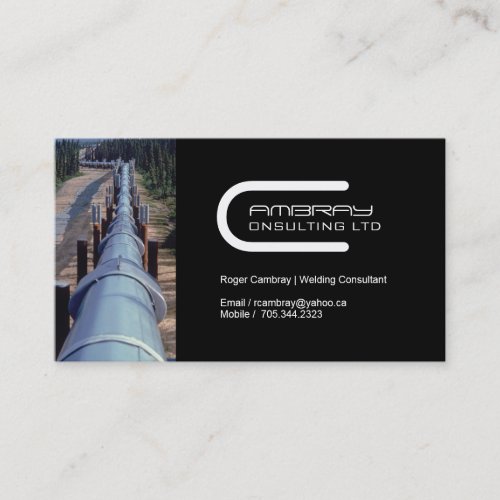 Pipeline Welder Business Card