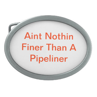 Pipeliners Oval Belt Buckle