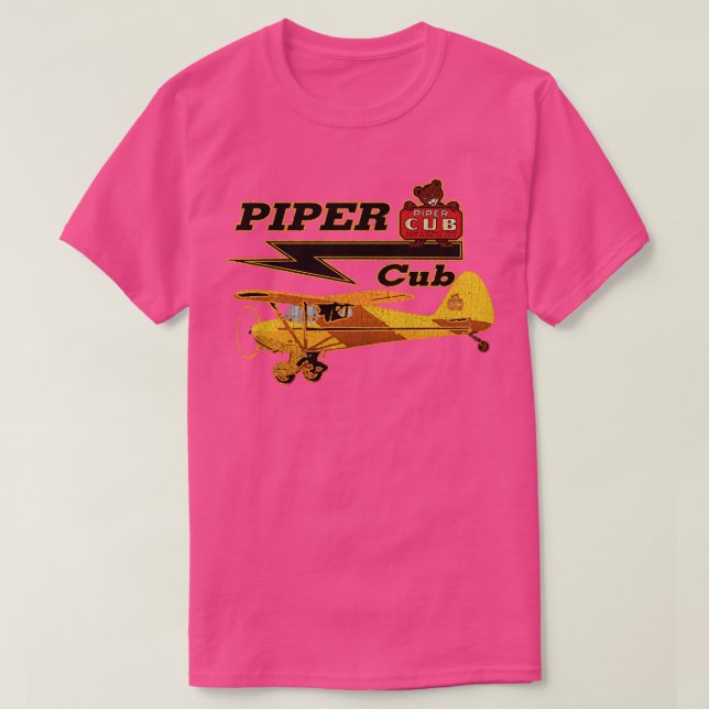 Piper Cub T-Shirt (Design Front)