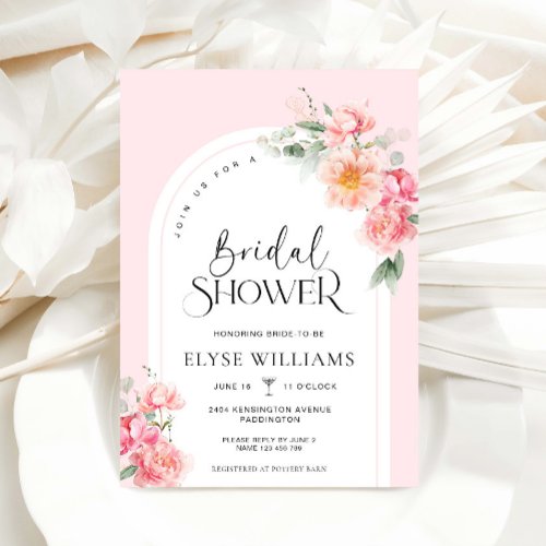 Piper Floral Bridal Shower Invitation